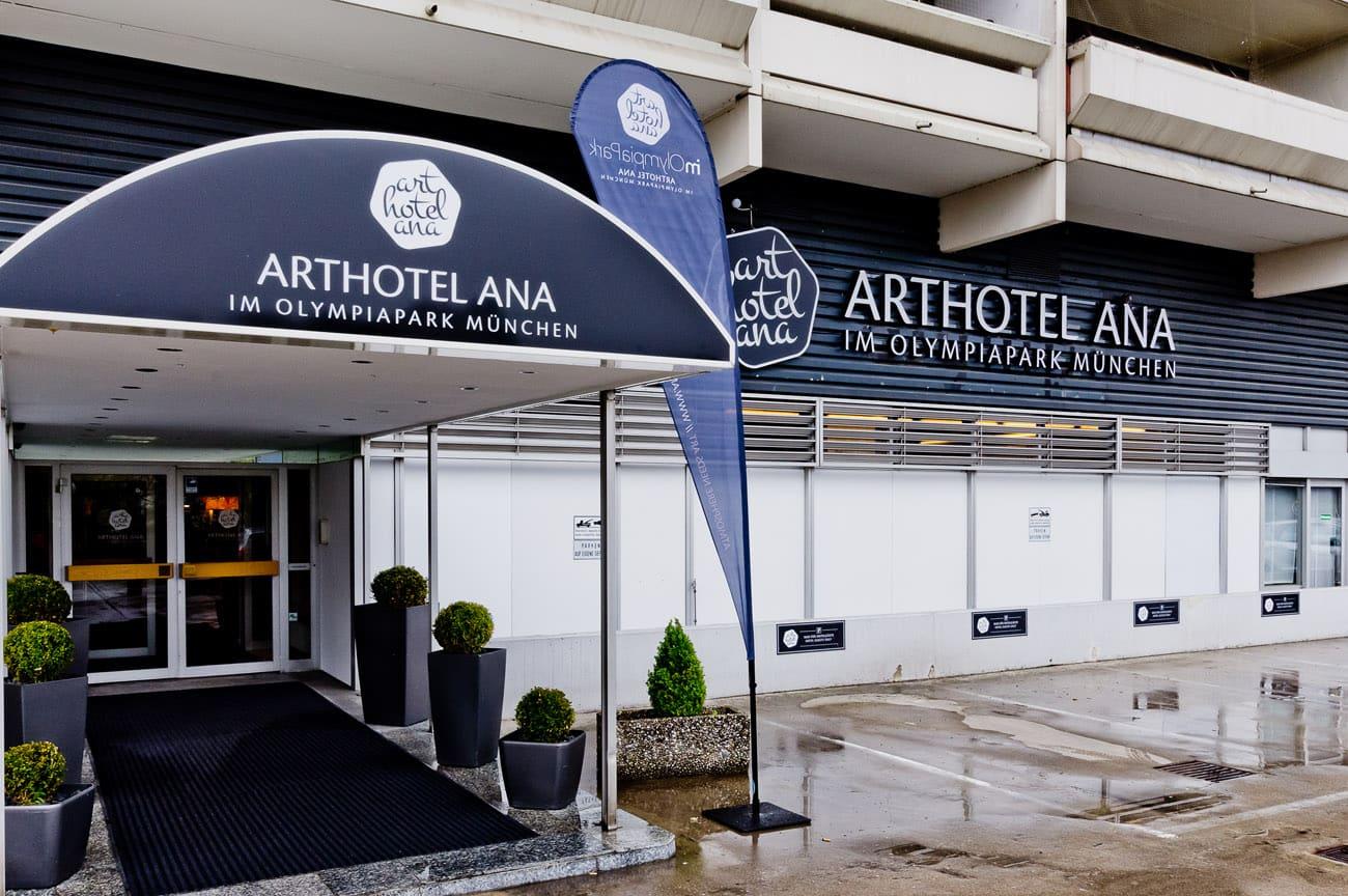 อาร์ตโฮเทล อนา อิม โอลิมเปียพาร์ค Hotel มิวนิก ภายนอก รูปภาพ